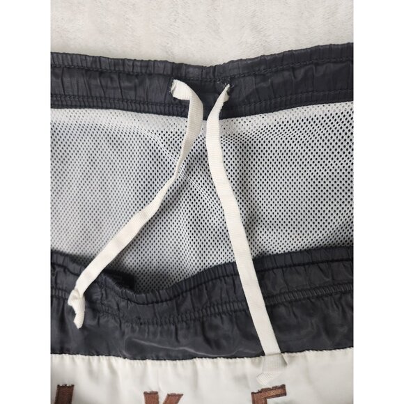 Vtg 90s Y2K Nike Mens Lined Swim Shorts Swoosh Men XXL Logo Pockets Drawstring - Picture 7 of 14